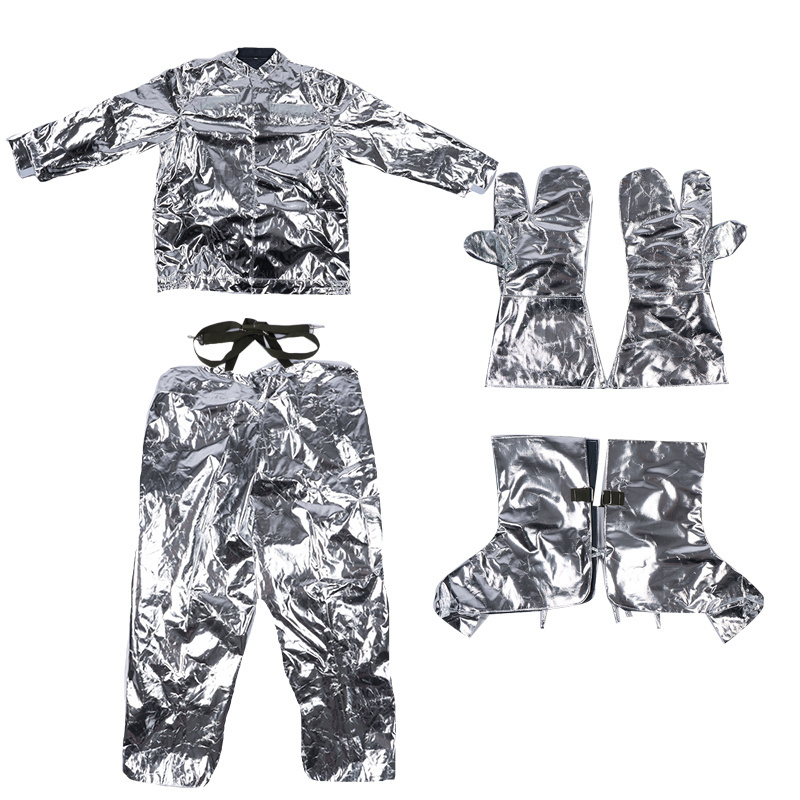 ccs approved firefighting uniform/ fireman suit aluminized fire resistance suit