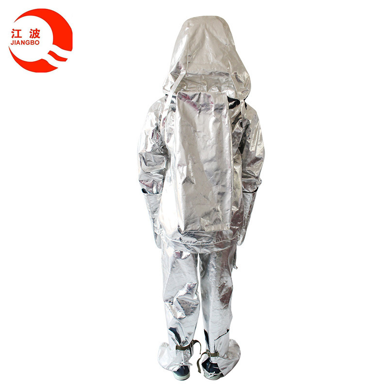 CCS approval aluminum foils fireman suit/ heat insulating fire protection clothing