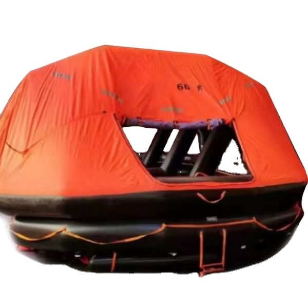 Waterproof Rectangle Throw Overboard Inflatable Life Raft for Yacht