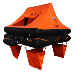 Waterproof Rectangle Throw Overboard Inflatable Life Raft for Yacht