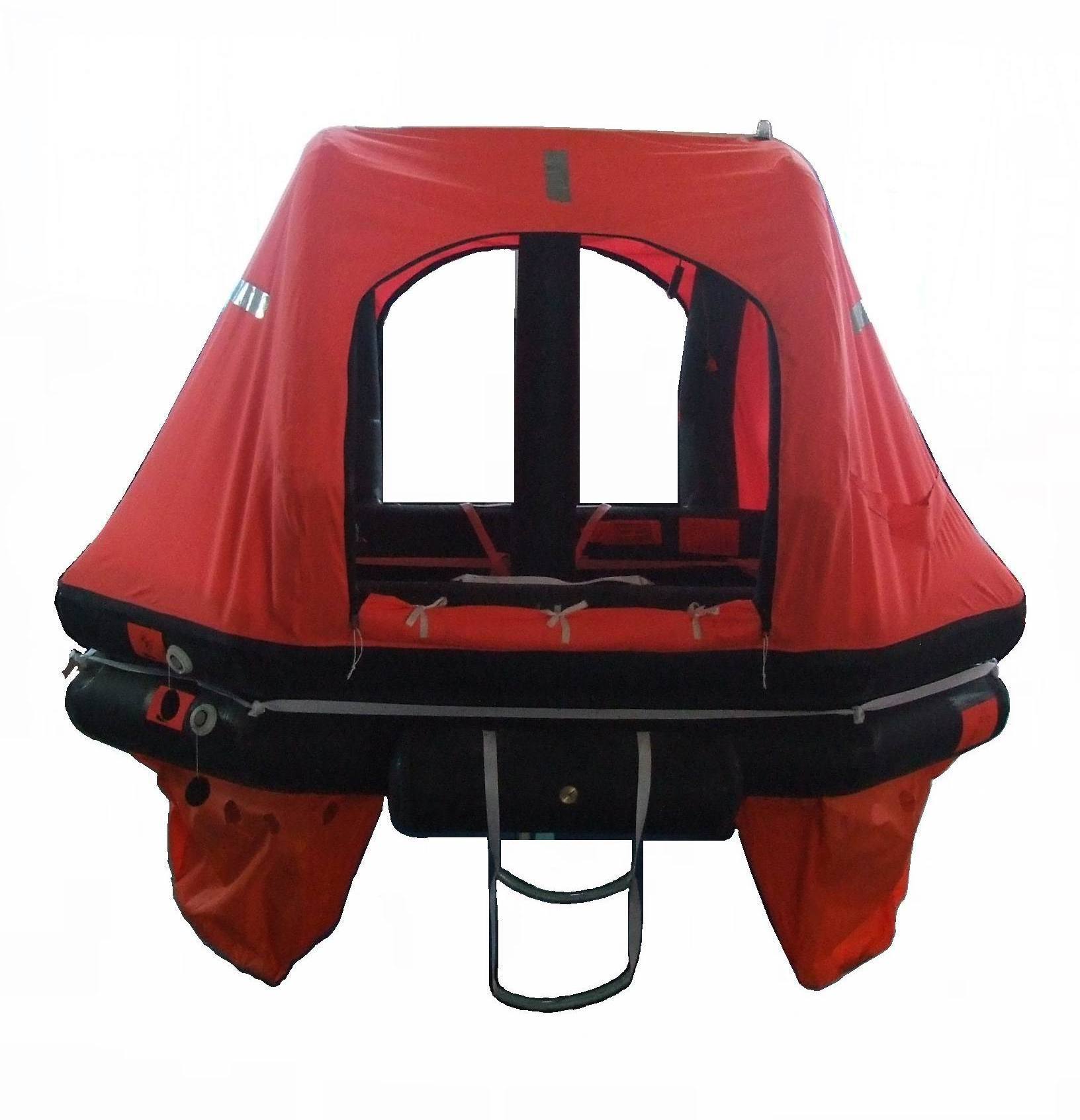 SOLAS 4 10 15 20 50 persons self righting inflatable liferaft low price lifesaving marine life raft