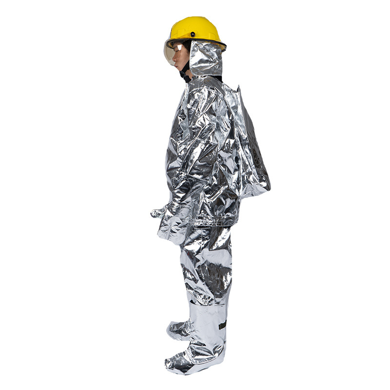 ccs approved firefighting uniform/ fireman suit aluminized fire resistance suit