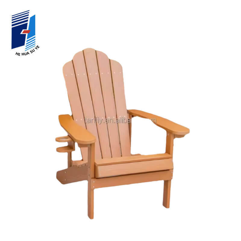 sample Outdoor Garden Durable HDPE Material Plastic adirondack chair with ottoman