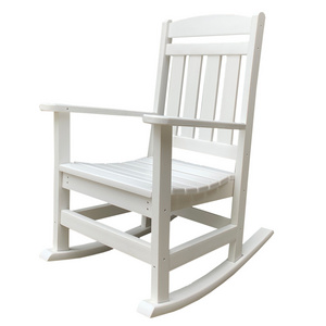 Factory directly supply HDPE Plastic High Quality Outdoor Adirondack Rocking Chair