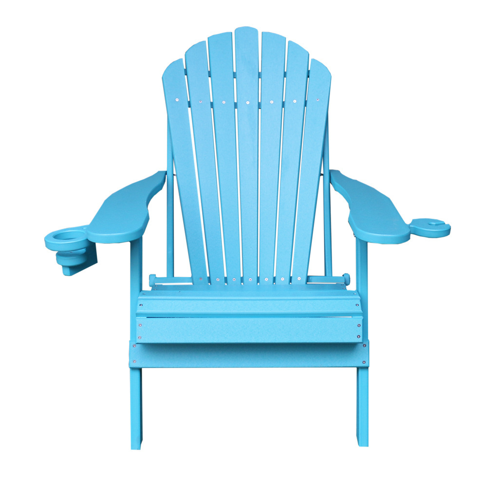 outdoor leisure chair waterproof wood composite adirondack chair