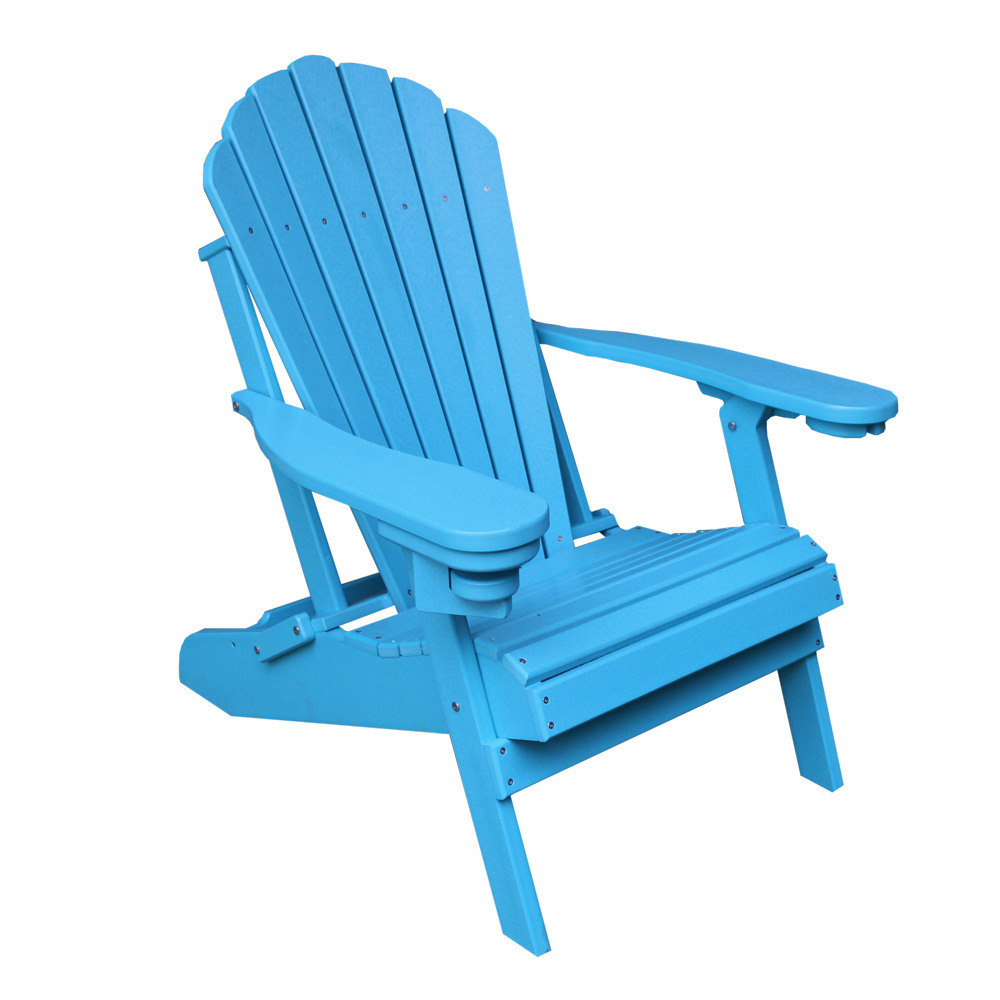 outdoor leisure chair waterproof wood composite adirondack chair