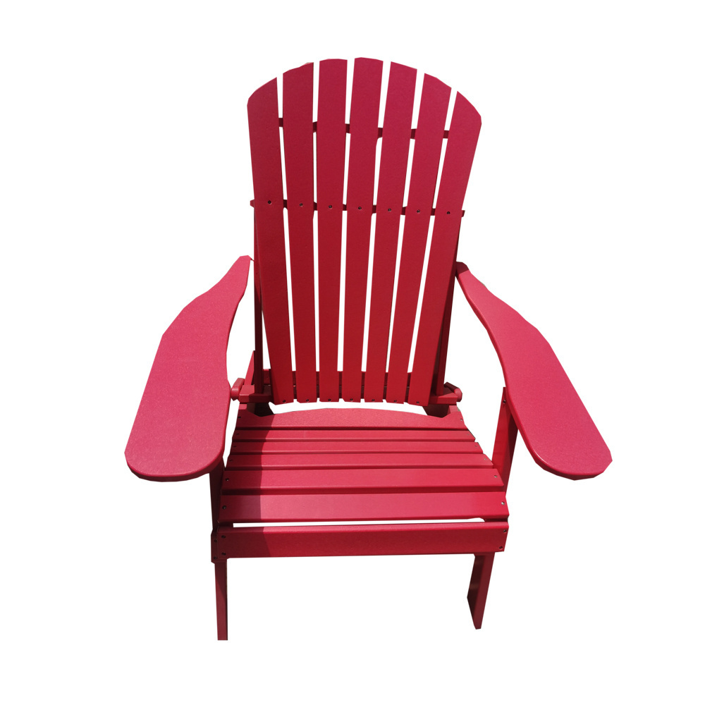 Patio furniture outdoor garden wood plastic composite chair  adirondack chair