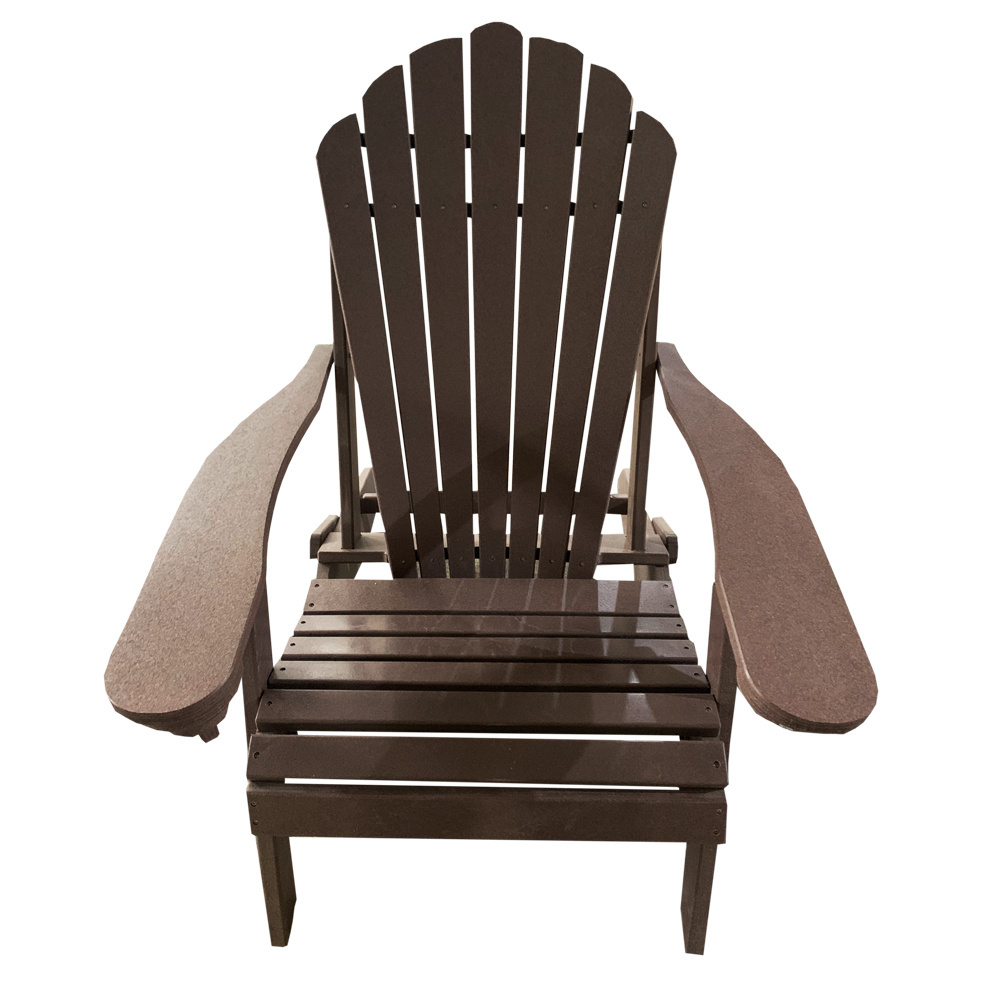 outdoor leisure chair waterproof wood composite adirondack chair