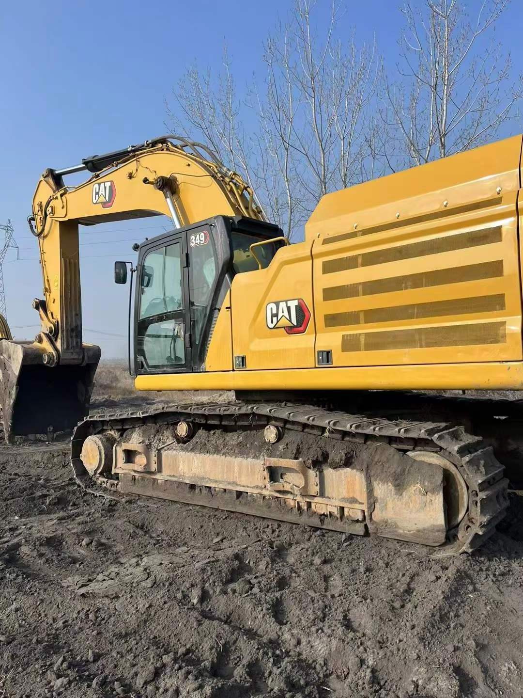 Used second hand  CAT excavator 349