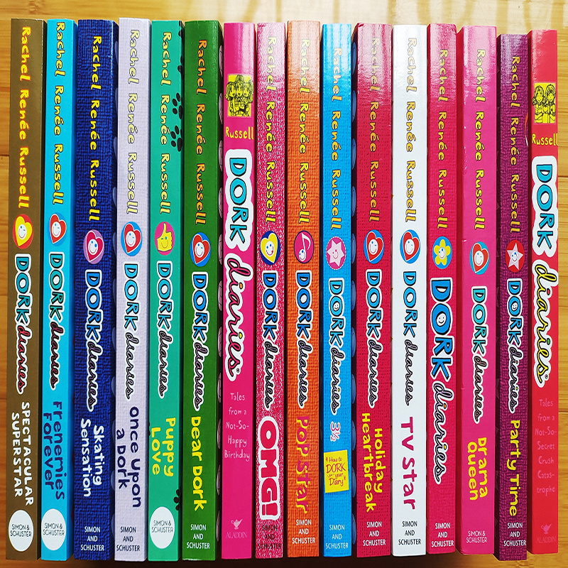 Dork Diaries Comic Book Set 16 Books set  Learning English Story Books for Kids