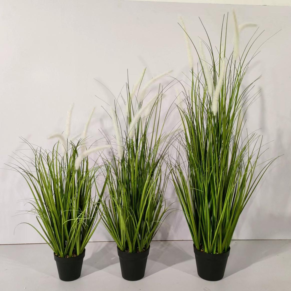 DOLA New Arrival Ornamental Plant Artificial Plant For Outdoor Decoration Artificial Green Tall Long Grass Onion Grass