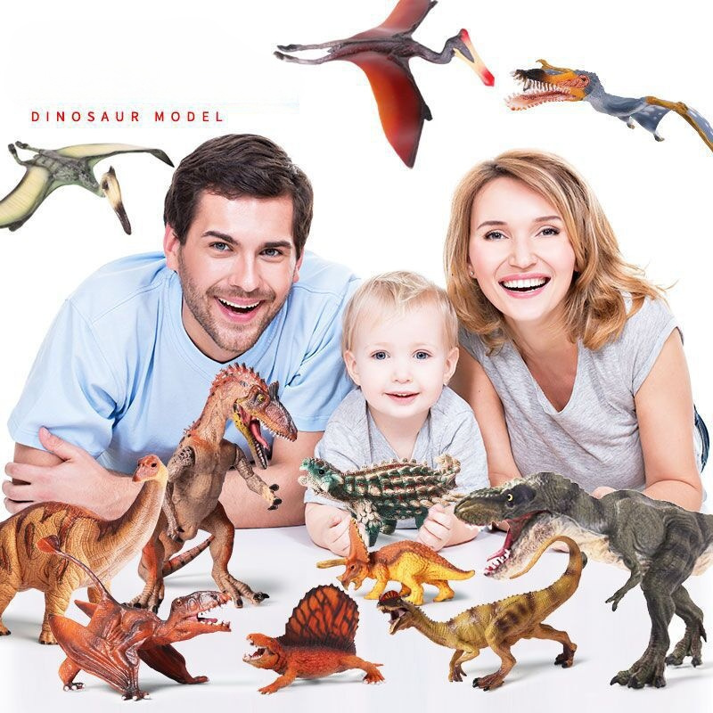 Jurassic Children's Dinosaur Toy Simulation Wild Animal Decoration Mini Landscape Decoration