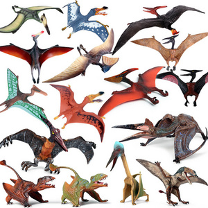 Jurassic Simulation Solid Dinosaur Model Toy Pterosaur Quetzalcoatlus Ancient Demon Pterodactyl Set