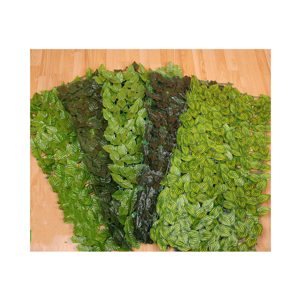 Artificial Hedge Fence With Artificial Ivy Leaves For Outdoor Garden Decoration(1m*2m)