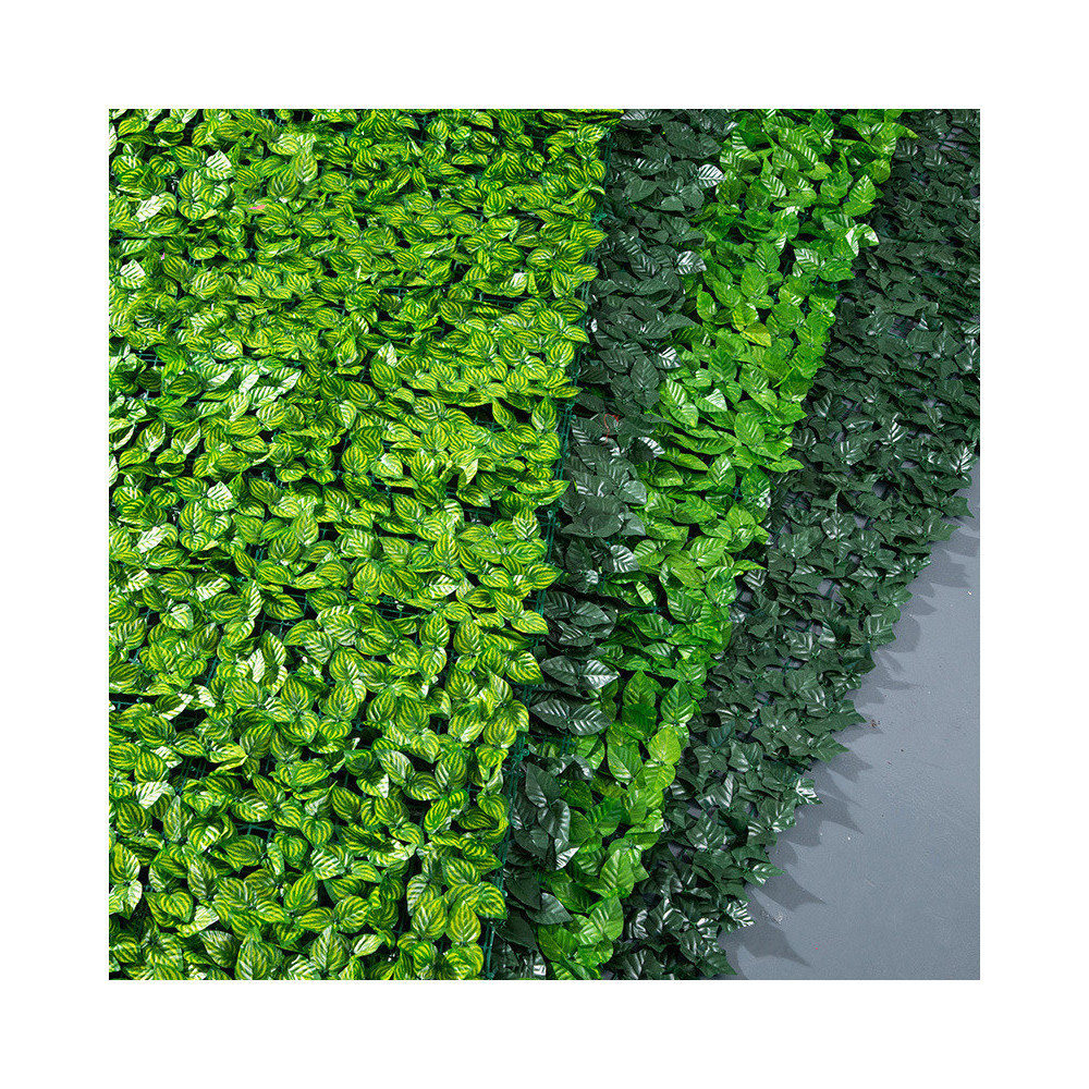 Artificial Hedge Fence With Artificial Ivy Leaves For Outdoor Garden Decoration(1m*2m)