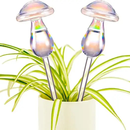 Mushroom Watering Glass Automatic Lazy Drip Garden Timing Plant Waterer