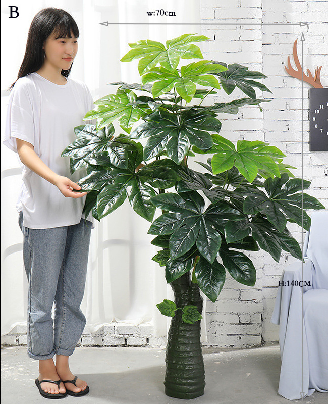 Factory Price Evergreen Plants Different Styles Decorative Garden Home Anti-Ultraviolet Artificial Tree