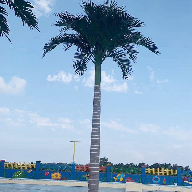 DOLA Good Price Artificial Outdoor Palm Tree Swimming Beach Decoration Detachable  Big Coconut Palm Tree Artificial Tree