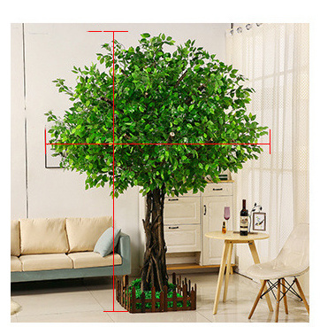 200cm 300cm factory direct artificial odorless harmless banyan tree big artificial tree for park decoration