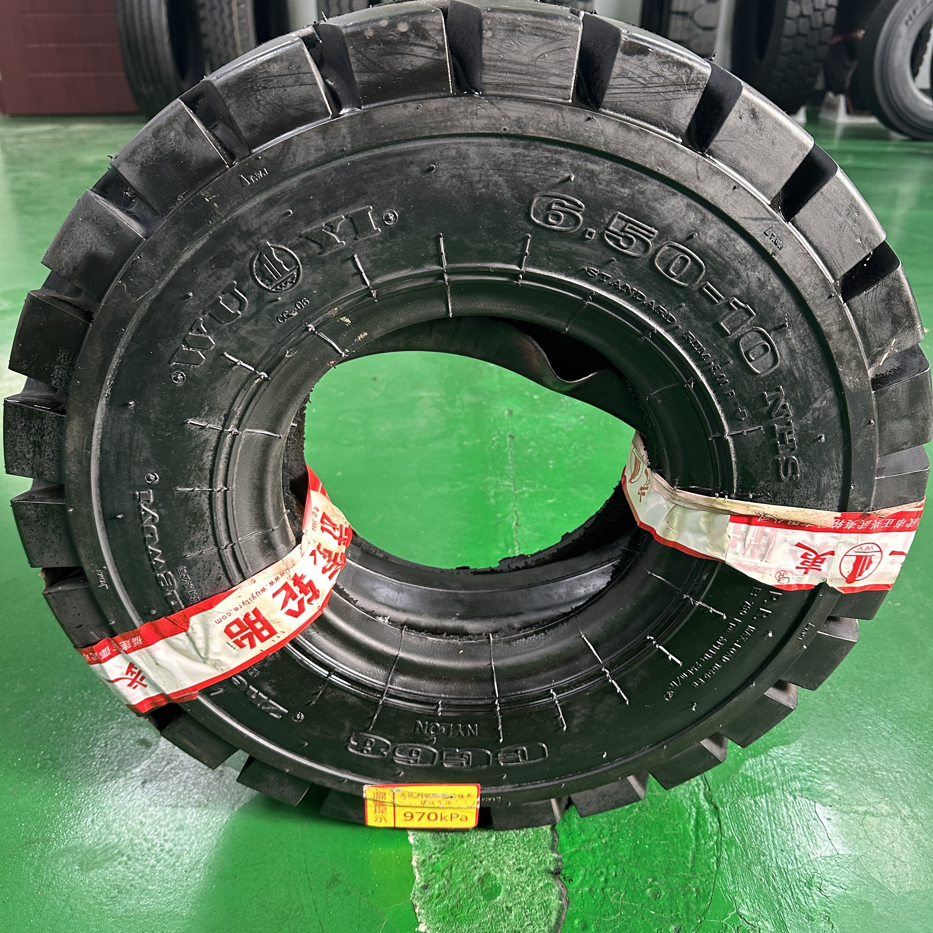 CG68 6.50-10 Industrial inflatable  Forklift Tire Long Service Life Loader Tyre