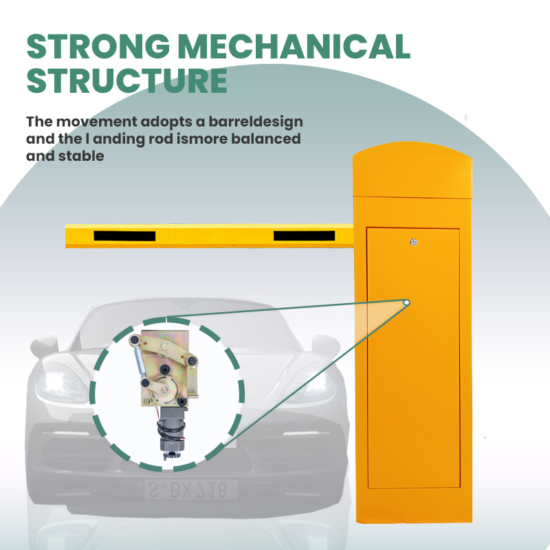 DC 24V Car Parking Management Barrier Gate Price Automatic Boom Barrier