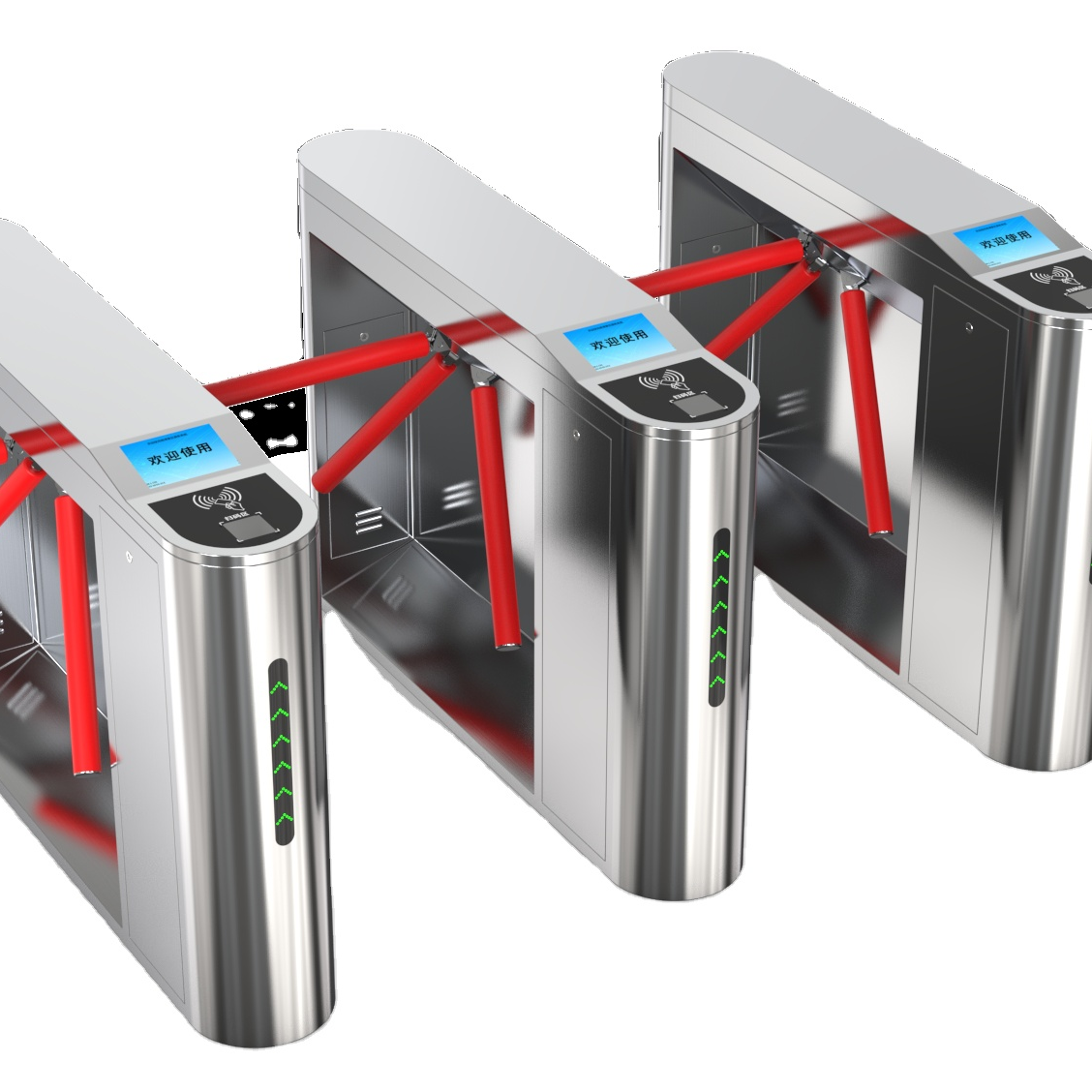 Access Control CE Approved Security Mechanical Swing Turnstile Barrier