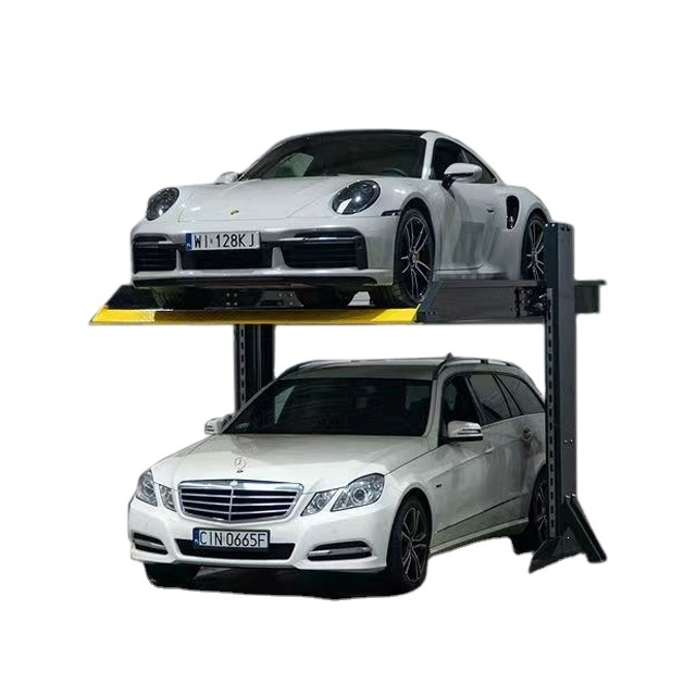 Vehicle Storage Parking Elevators 4 Post Triple Stacker Car Storage Lifts 3 Levels Car Parking Lift