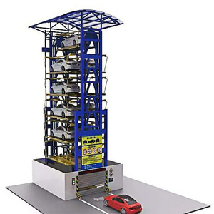 2 3 4 Automobiles Parking 4 Post Multi Level Underground Garage Car Lift