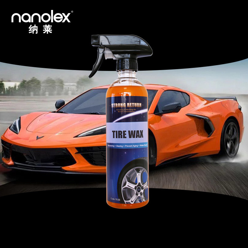 Nanolex 703B car automobile car care product aerosol tire shine and tire polish and tire foam cleaner spray free samples