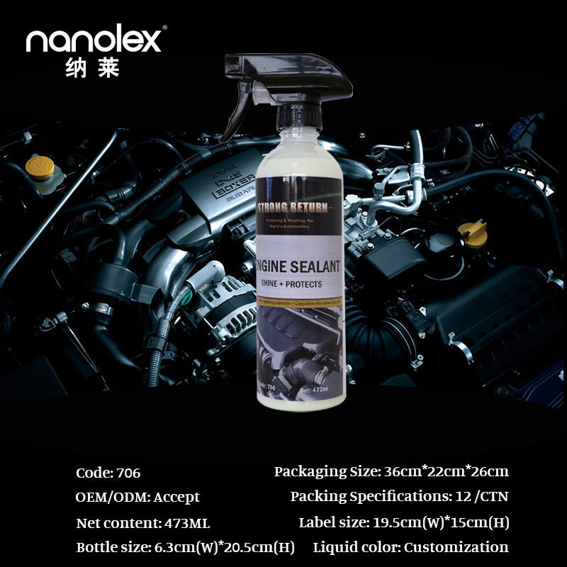 Nanolex 706 hot sale car wash custom fragrance concentrated soap car care engine parts ultrasonic cleaner engine cleaner spray