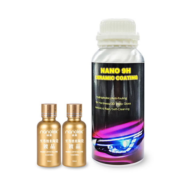 Highly durable protective T08 nano car kit 30ml 9H paint sealant ceramic coating