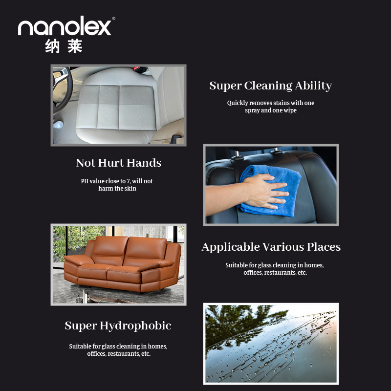 Nanolex 910 Multi-functional foam cleaner car interior strong decontamination ceiling leather seat cleaner