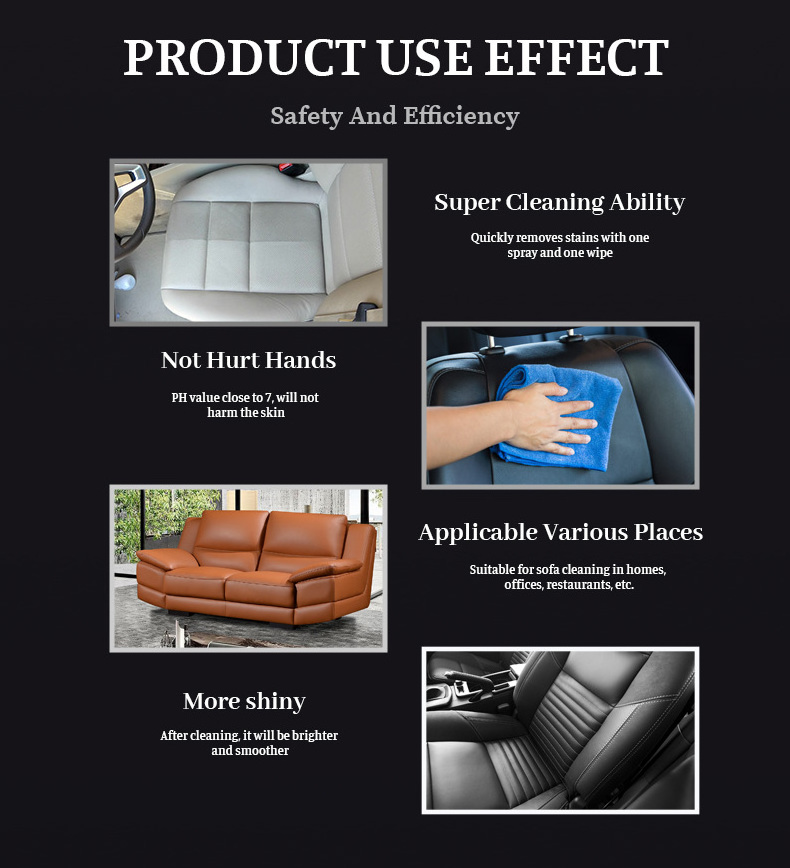 Nanolex 910 Multi-functional foam cleaner car interior strong decontamination ceiling leather seat cleaner