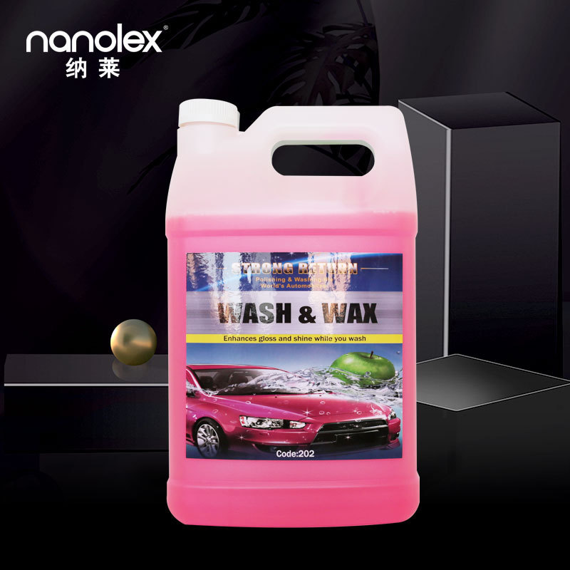 Nanolex 202 Super High Quality Concentrated Car Wash Shampoo Wax Oem Car Shampoo 500ML Waterless Surface Clean Exterior Car Wash