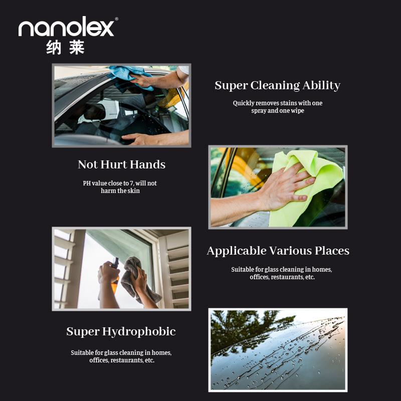 Nanolex 901 OEM 300ml Cleaning Oil film Water Stains Car Windshield Glass Cleaner Concentrate liquid