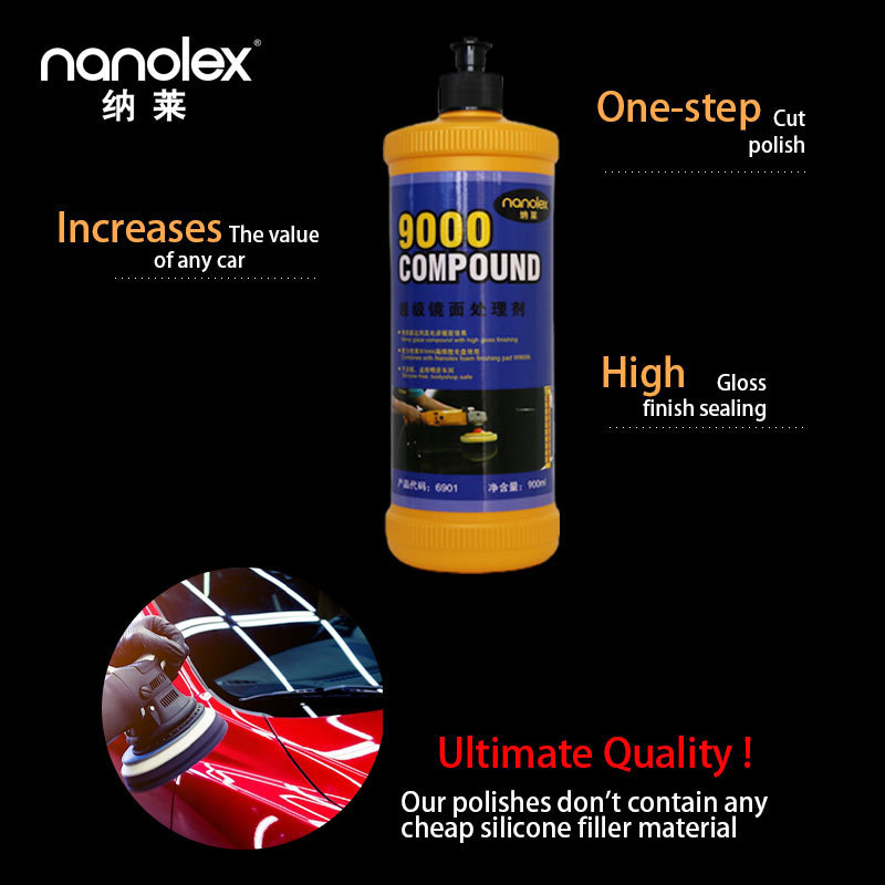 Nanolex 9000 ultra fine compound 82877 ultimate compound scratch remover rubbing gloss cutting polishing compound