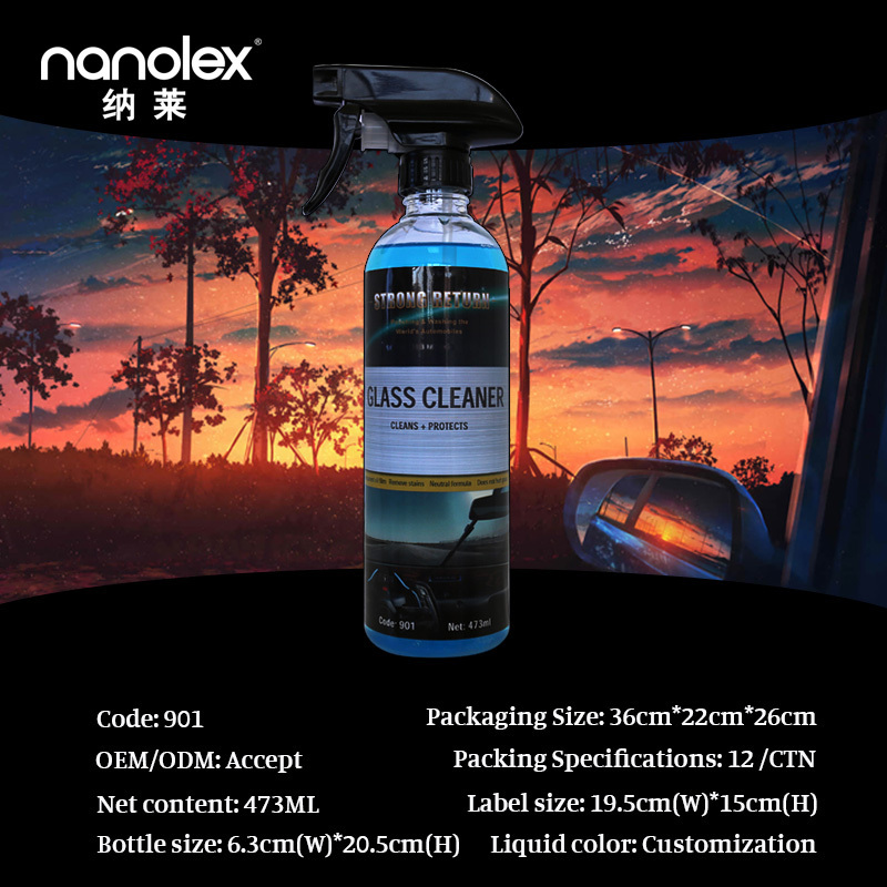 Nanolex 901 Oem Multifunctional Effervescent Spray Cleaner Car Auto Windshield Washer Fluids Glass Cleaner Concentrate