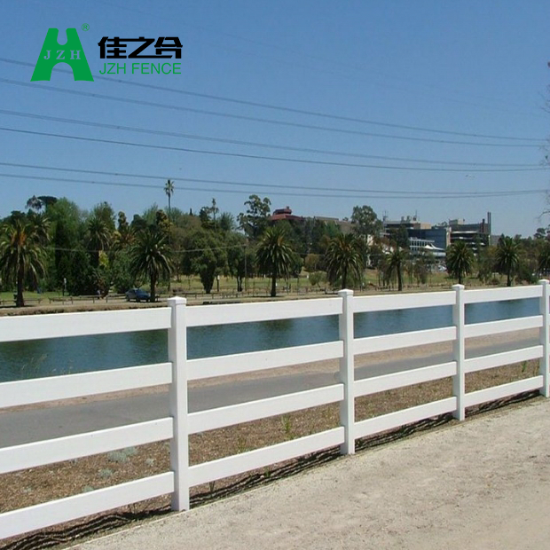 No Fading Uv Protection 4 Rails Post and Rail White Pvc Horse Paddock Farm Fence