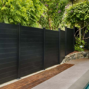 China Supplier Horizontal Aluminium Slat Fence Privacy Fence Screening Privacy Screen Fence