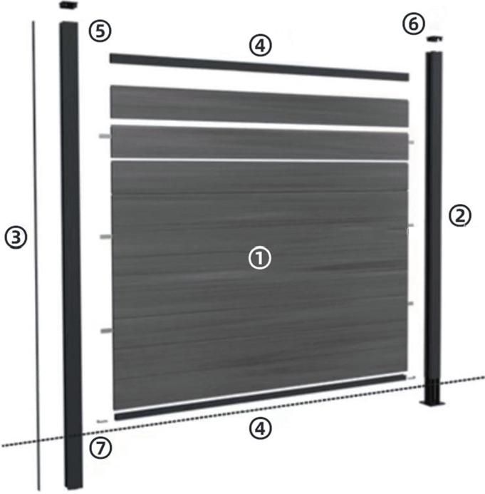 Promotional price outdoor 3D wpc embossed fence outdoor wpc fence garden fence