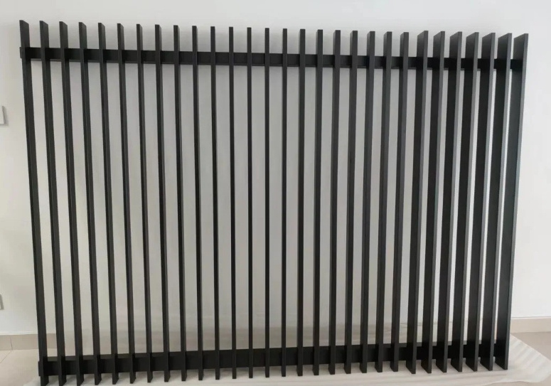 Black Aluminum Vertical Batten Fencing Melbourne Fence Slat Fencing Factory