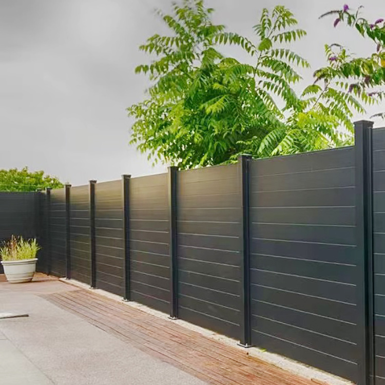 Factory Sale High Quality Outdoor Metal Aluminum Industrial Punching Privacy Fence And Gate