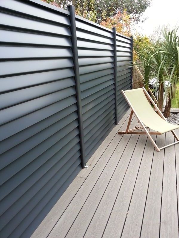 Good Look Diy Balcony  Slats Metal 50 Panels Profile Louver Farm Privacy Aluminum Fence