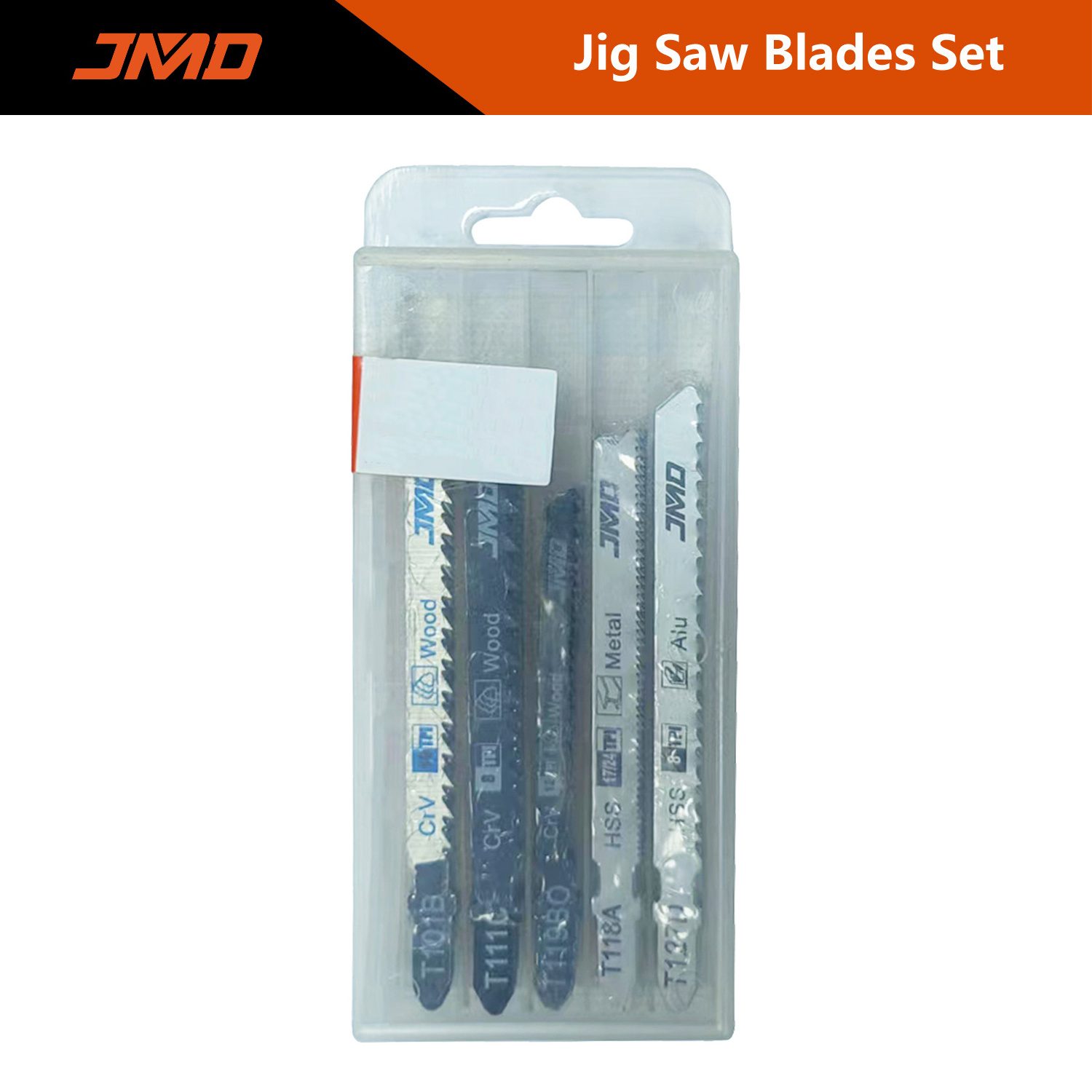 JMD Jig Saw 30pcs Jig Saw Blade Set T111C T119BO T118A T127D T101B Jigsaw Blades for Wood and Metal Cutting