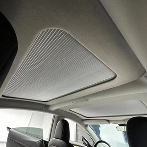 Hot sale car accessories Model 3 retractable roof sunshade sunroof roof shade