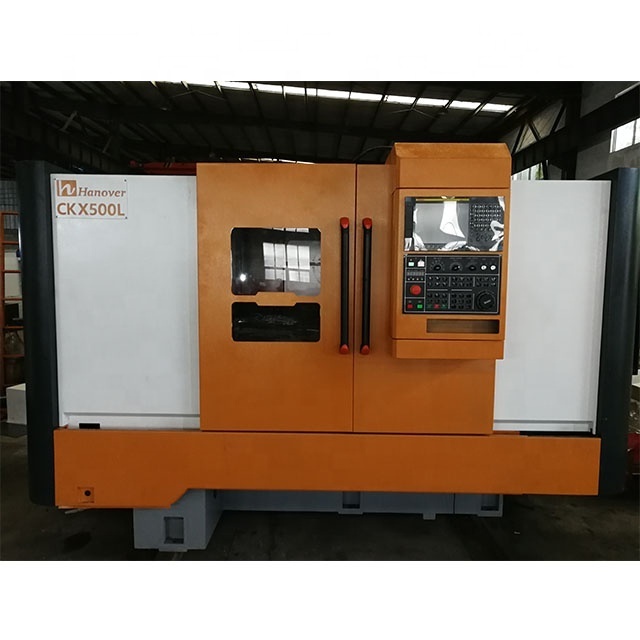 High Rigidity Slant Bed CNC Lathe ckx500l Turning Center With Linear Guideway