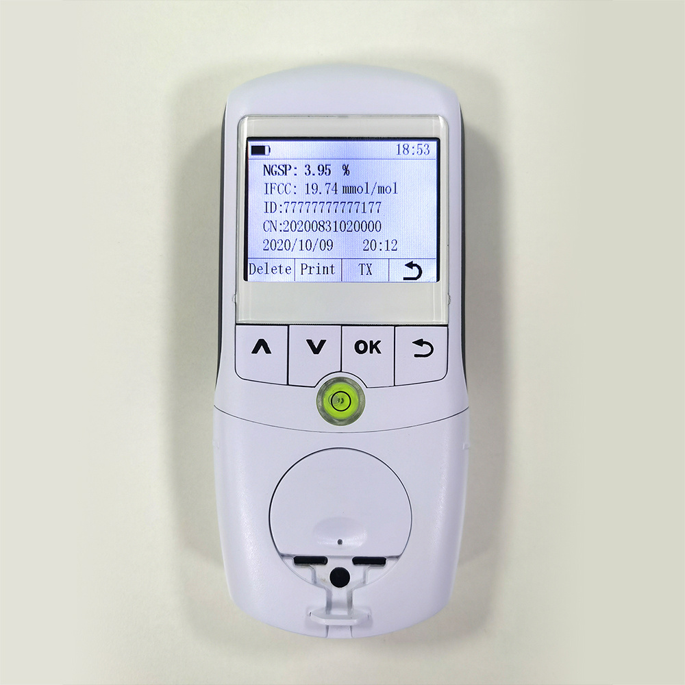 Portable Hemoglobin Testing Machine Hemoglobin a1c Analyzer Glycated Hemoglobin HbA1c Analyzer