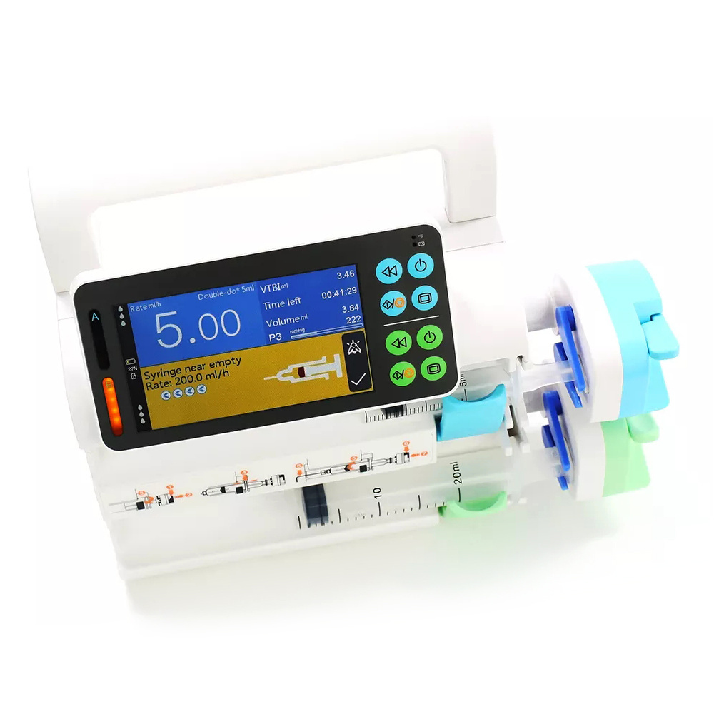 Microfluidic Syringe Pump Electric Automatic with 7 Infusion Modes Dual Channel Syringe Pump