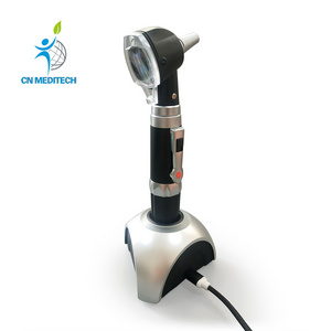 Medical Rechargeable Fiber Optic Otoscope with Rechargeable Handles for Ear Canal Examination