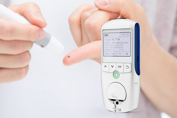 Portable Hemoglobin Testing Machine Hemoglobin a1c Analyzer Glycated Hemoglobin HbA1c Analyzer